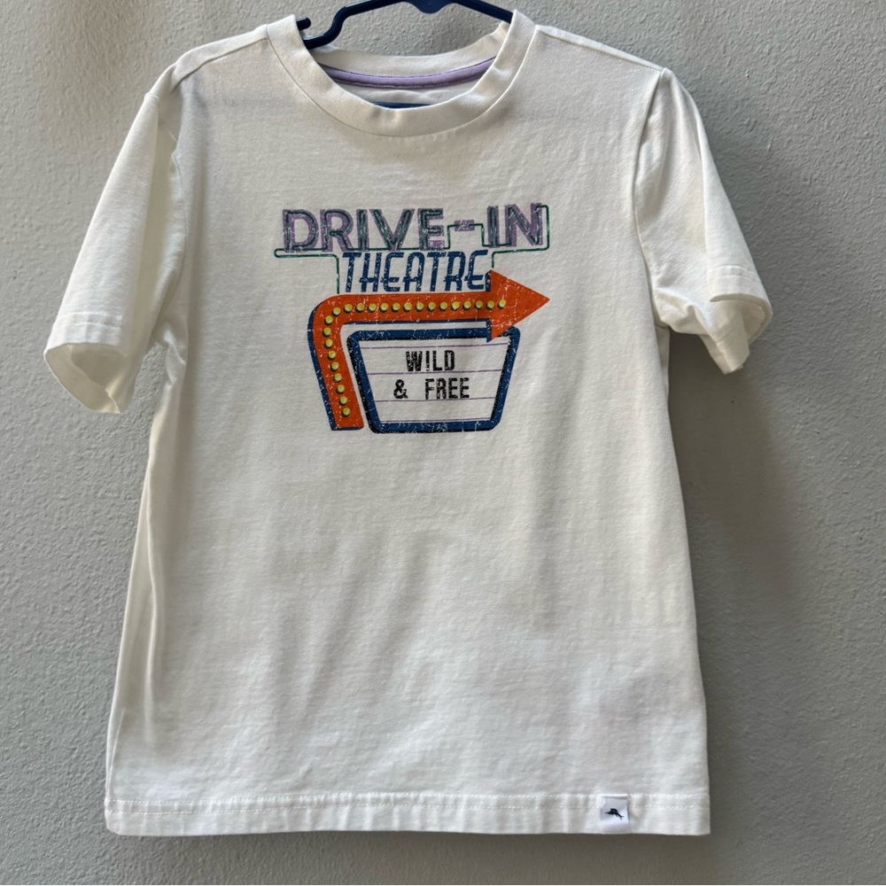Tommy Bahama Kids Drive-In Theatre Tee - White